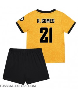 Günstige Wolves Rodrigo Gomes #21 Heimtrikotsatz Kinder 2025-26 Kurzarm (+ Kurze Hosen)